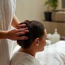 Hair and scalp treatment session at London salon